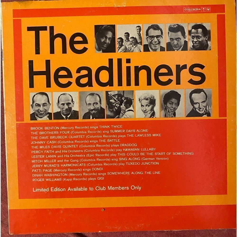 Vintage The Headliners vinyl 